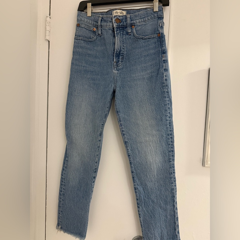 Madewell Light Blue Straight Leg Jeans